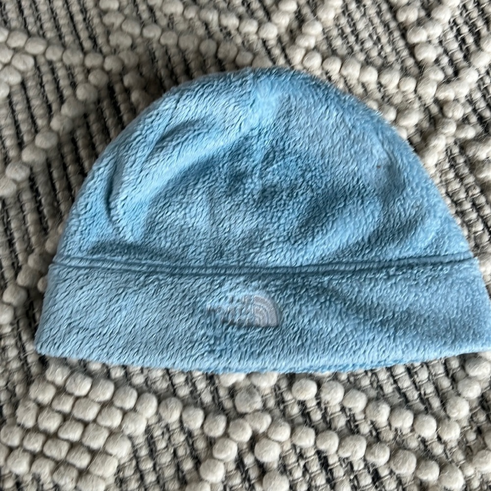 Powder blue hat by North Face